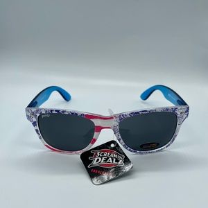 Pugs Blue/American Flag Sunglasses